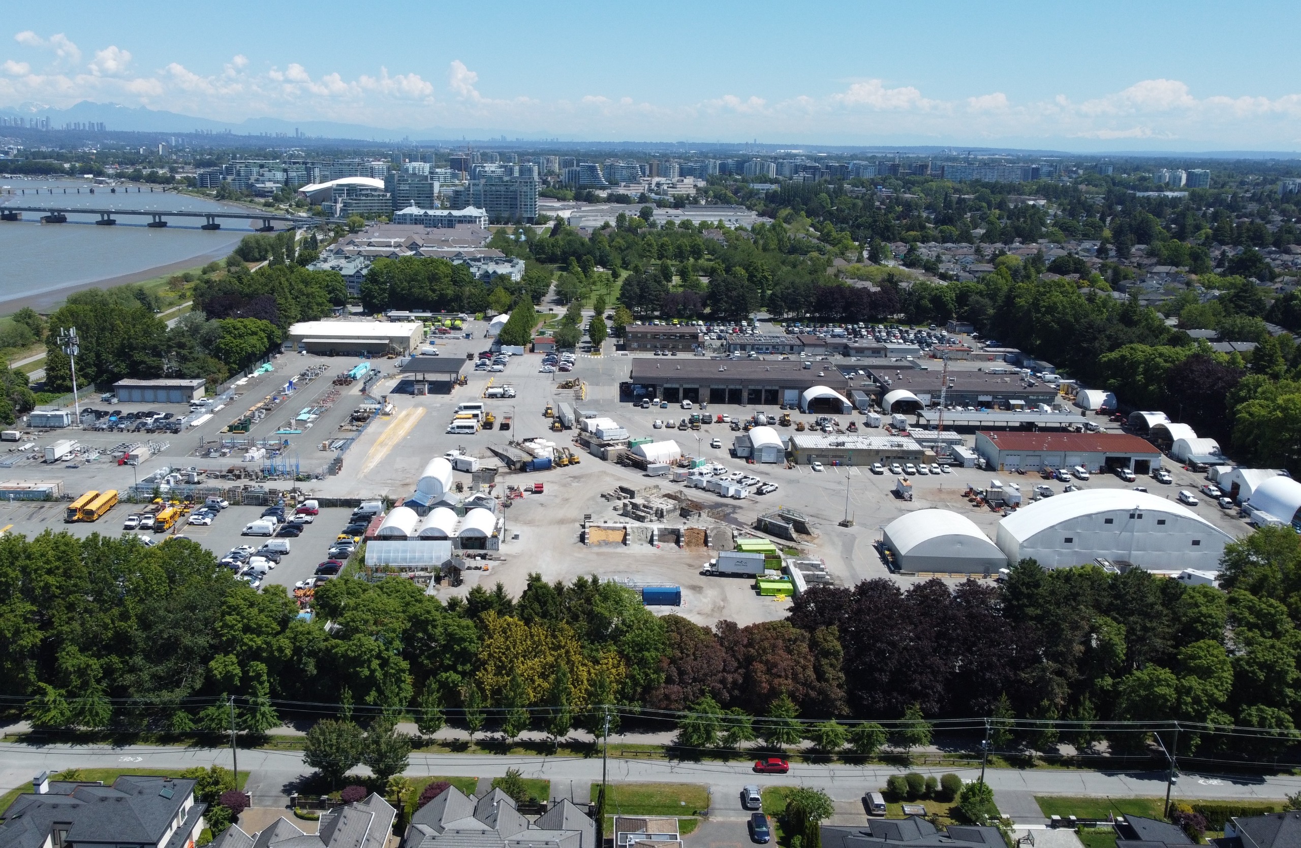 Photo of the Works Yard from 2024