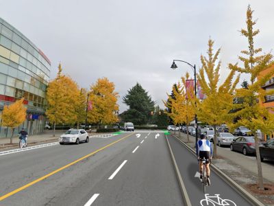 Concept of Cycling Upgrades on Browngate Road