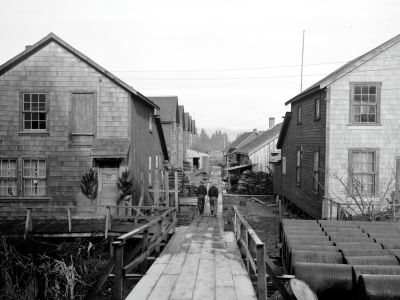Japanese Canadian homes in Steveston 1942